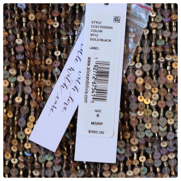 ALICE + OLIVIA Fifi Embellished Mini Cami Dress - Picture 15 of 17